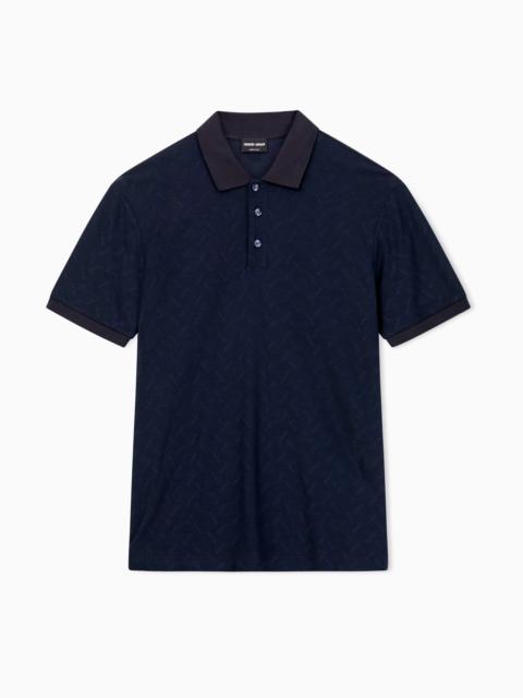 ASV JACQUARD VISCOSE POLO SHIRT