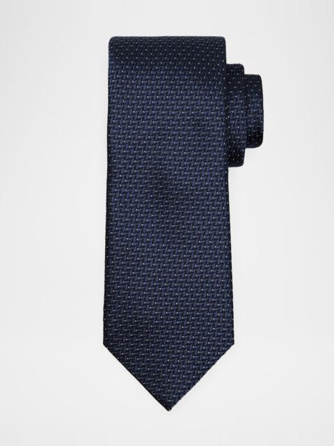 Men & apos;s Woven Herringbone Silk Tie