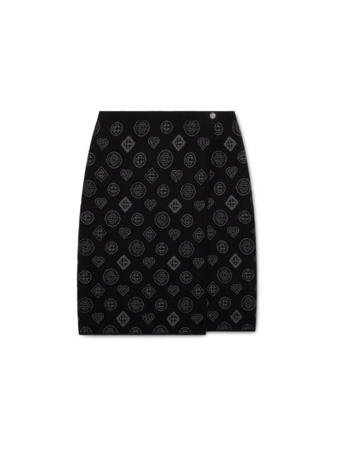 Monogram Jacquard Skirt | Casablanca Paris