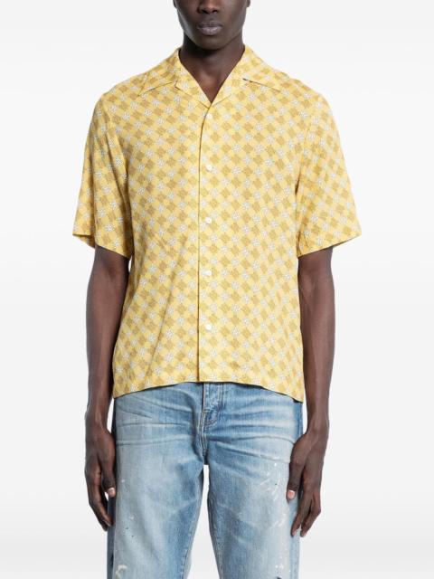 patterned camp shirt