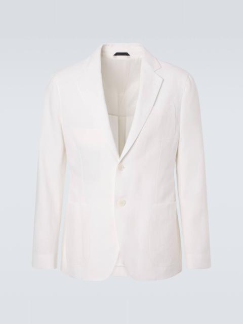 Upton linen canvas blazer
