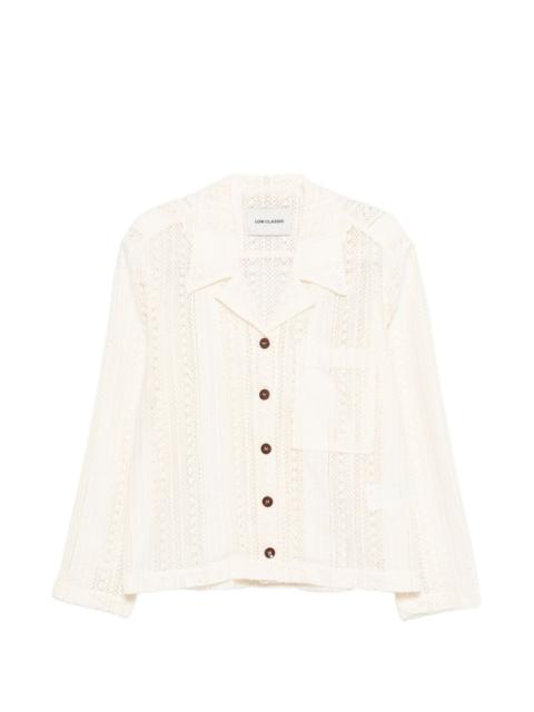 lace button shirt
