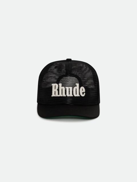 RHUDE LOGO MESH HAT