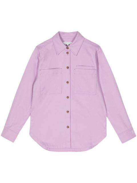 patch-pocket cotton shirt