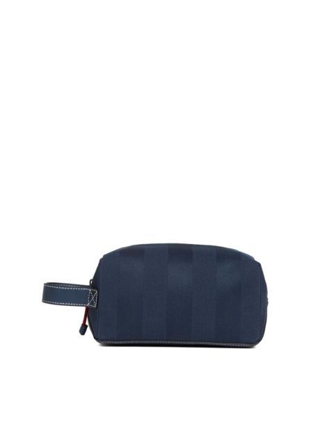 striped wash bag