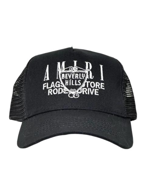 AMIRI Beverly Hills Trucker Hat Black