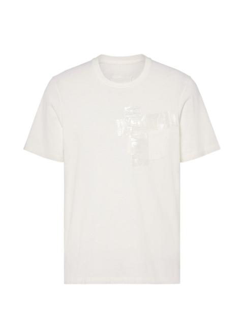 taped-pocket cotton T-shirt