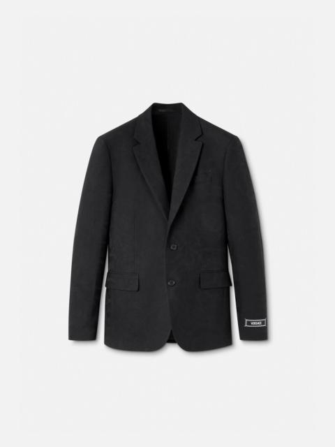 Barocco Jacquard Single-Breasted Blazer