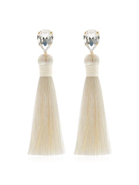 Francine Tasseled Earrings white