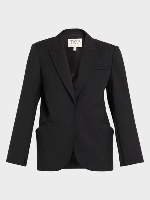 Perfect Boyfriend Single-Breasted Blazer Jacket