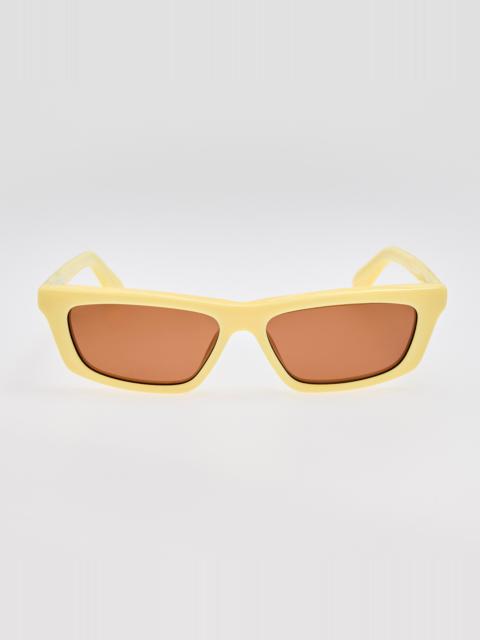 Trapezi Sunglasses in Yellow Stripe