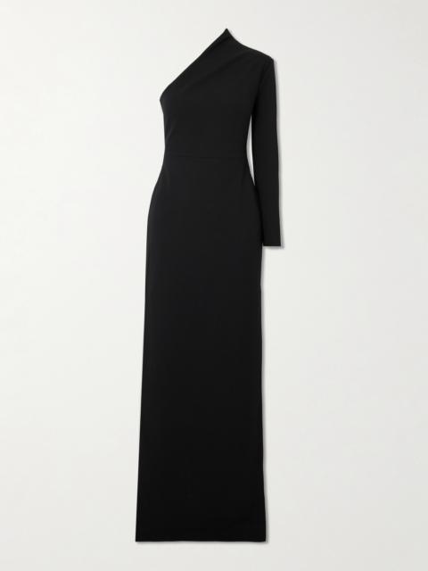 Joana One-sleeve Crepe Gown