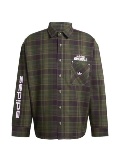 checked pocket shirt
