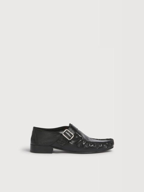 BLACK LEATHER LOAFER
