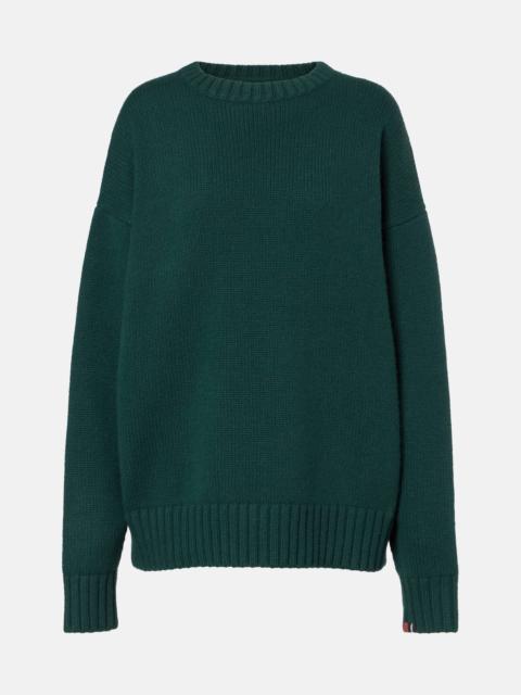 Lovely ribbed-knit cashmere sweater