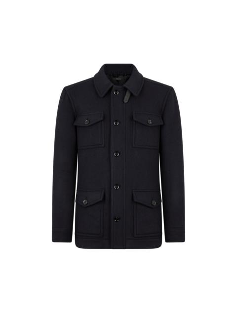 DOUBLE SPLITTABLE TWILL FOUR POCKET JACKET