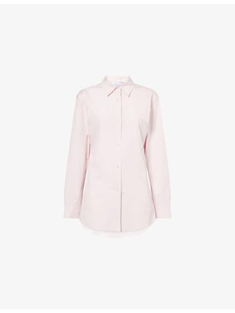 Reyes Long-Sleeve Relaxed Cotton Shirt