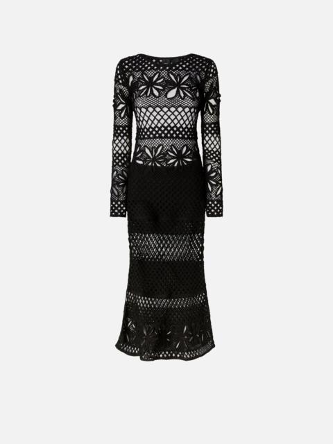LONG OPENWORK CROCHET DRESS