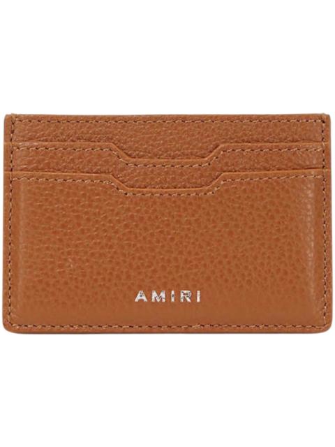 AMIRI Core Logo Card Holder Brown