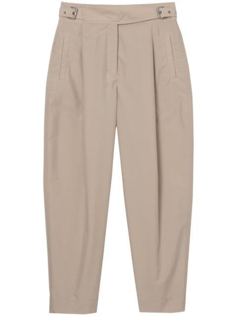 buckled tapered trousers