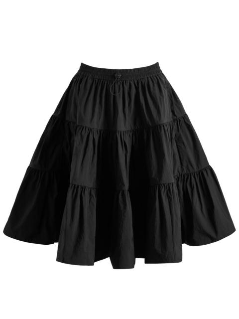 Cecilie Bahnsen Alec Crinkled Taffeta Skirt