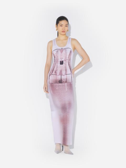 THE CORSET TROMPE-L’ŒIL KNIT DRESS
