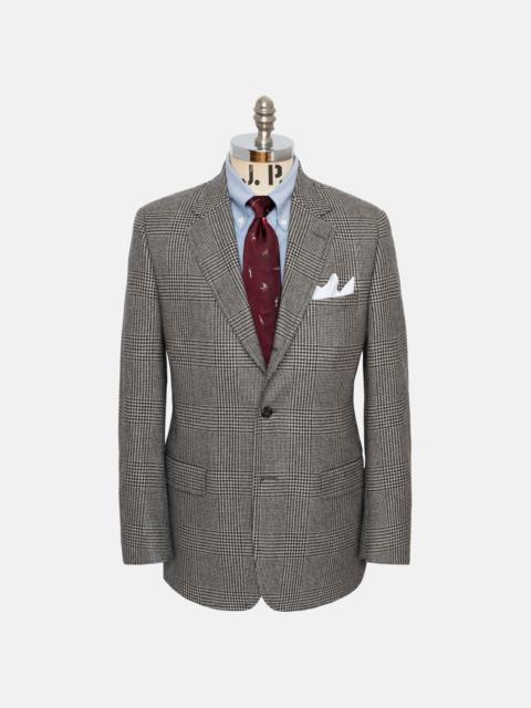 MADE-IN-CANADA GLEN PLAID BLACK & WHITE PURE CASHMERE SPORT COAT