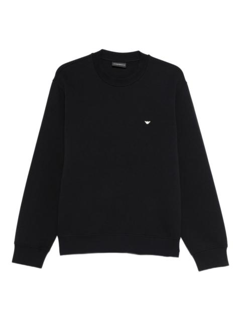 logo-embroidered sweatshirt