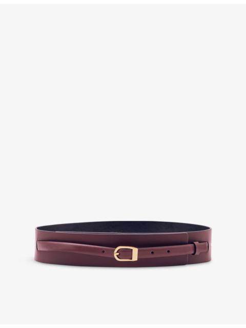 Odell Double-Strap Leather Belt
