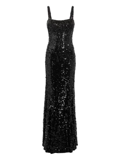 Mirabeau sequin-embellished maxi dress