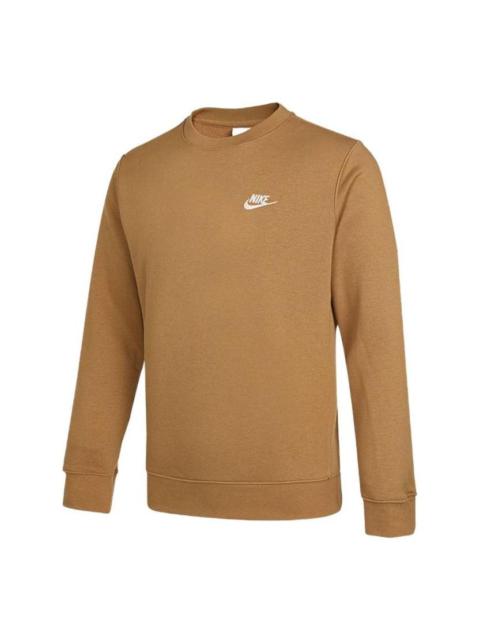 Nike NSW logo sweatshirt 'Coffee' BV2663-722