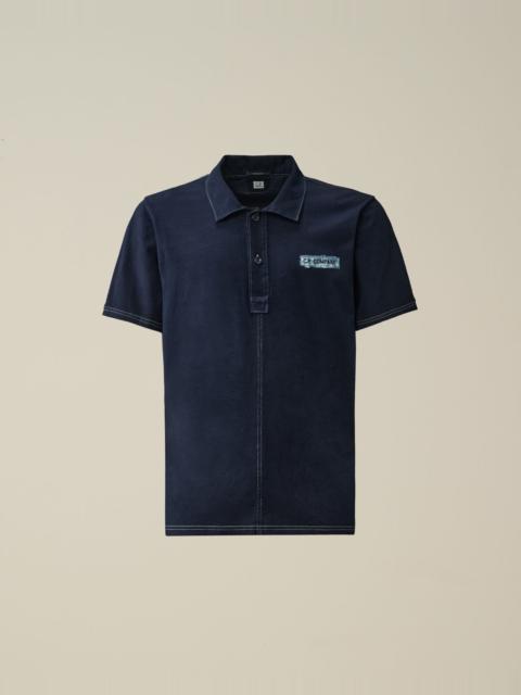 Indigo Jersey Polo Shirt