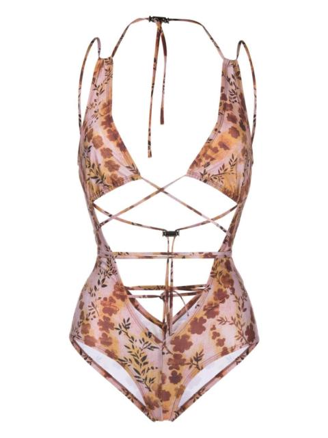 recycled polyester-blend swimsuit