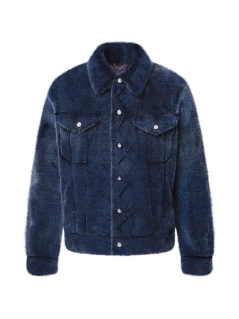 Mink Denim Trucker Jacket