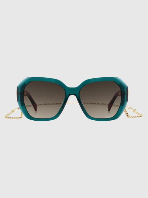 Missoni Seasonal squared acetate sunglasses
