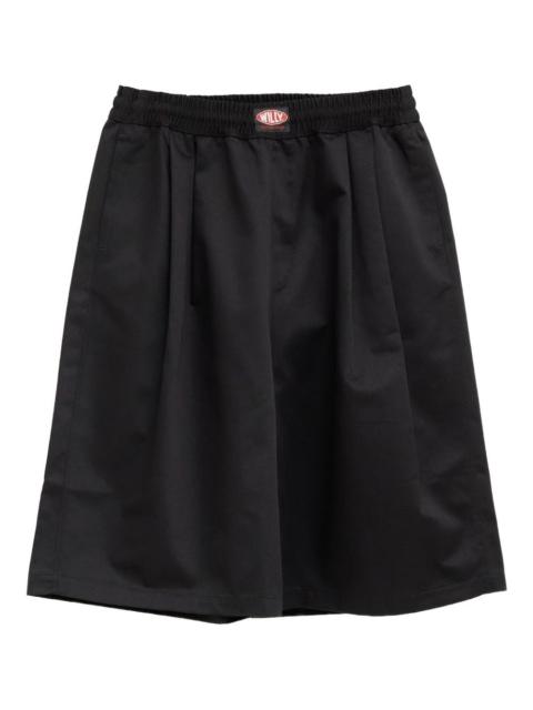 Orale elastic-waistband shorts