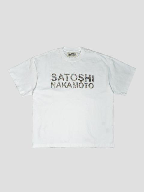 PEARL STUDDED LOGO T-SHIRTS