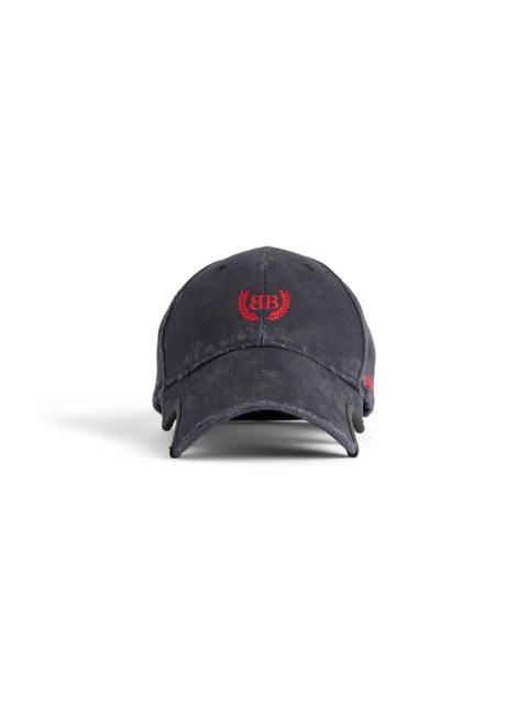 Laurel Classic  Cap in Faded Black/red