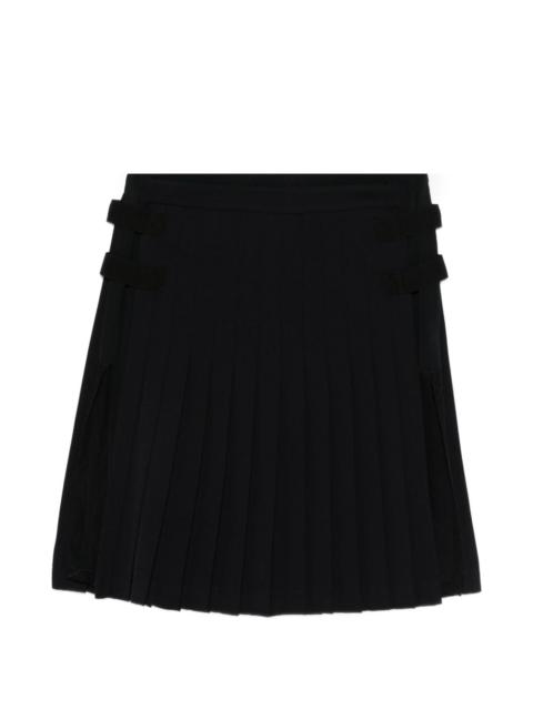 pleated-design skirt
