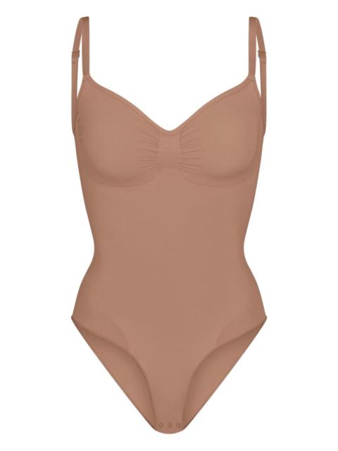 ruched seamless bodysuit