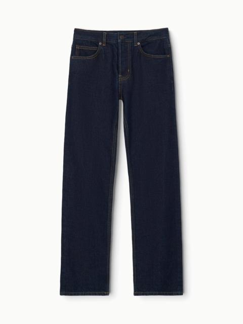 STAUD TEDDY STRAIGHT JEAN INDIGO