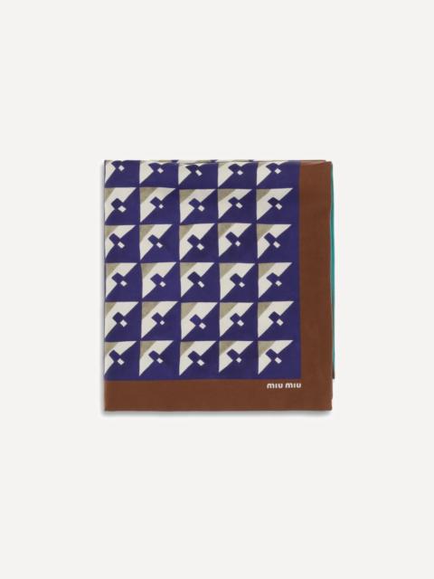 Geometric print Scarf