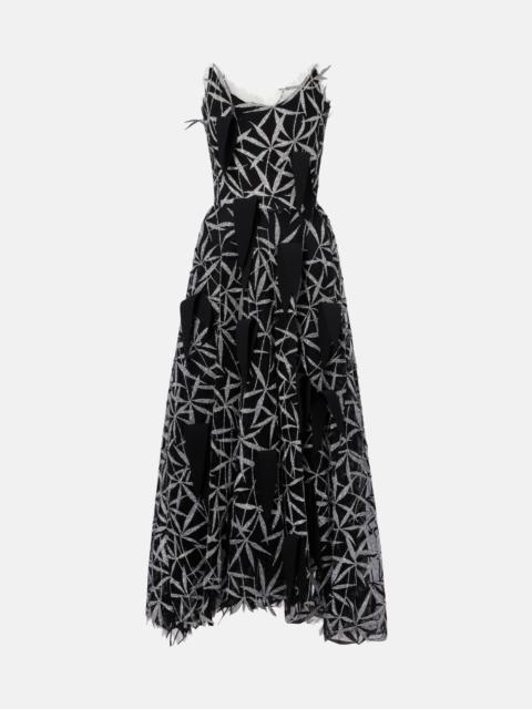 Axis embellished gown