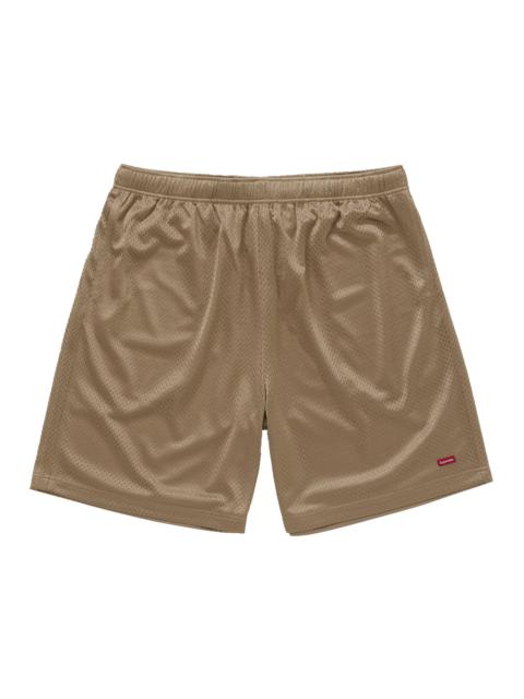 Supreme Small Box Baggy Mesh Short (SS25) Brown