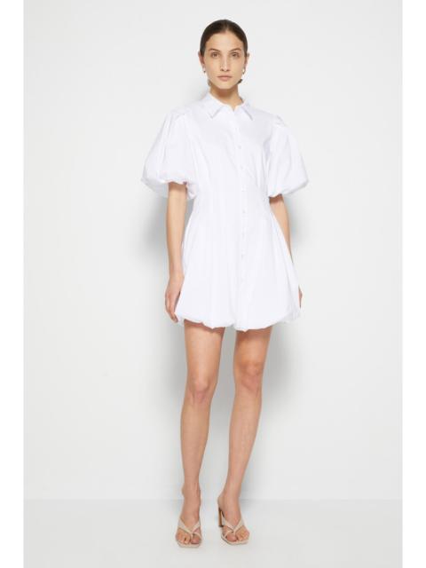 Cleo puffball mini shirtdress