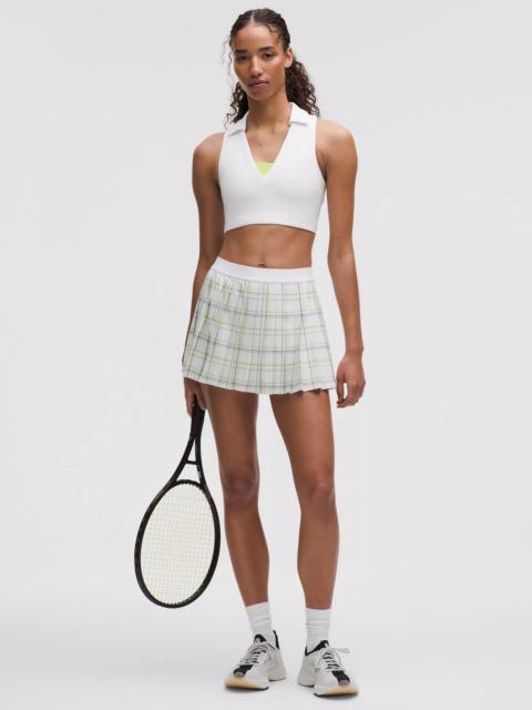 High-Rise Pleated Tennis Skirt
