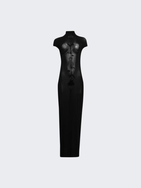 Viscose Jersey Long Dress Black
