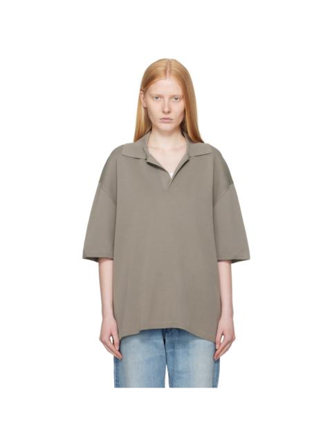 Taupe Short Sleeve Polo