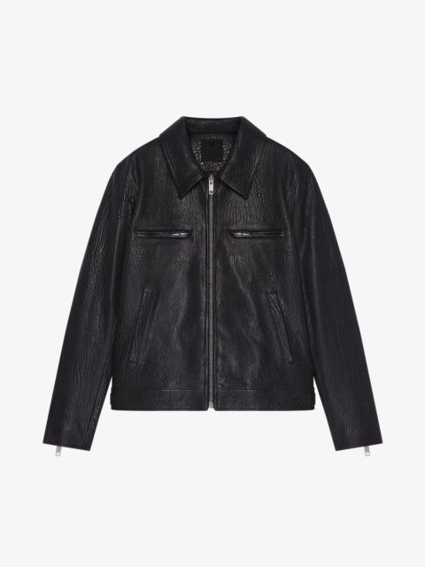BIKER JACKET IN LEATHER