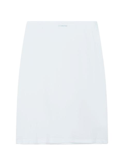 logo-detail midi skirt